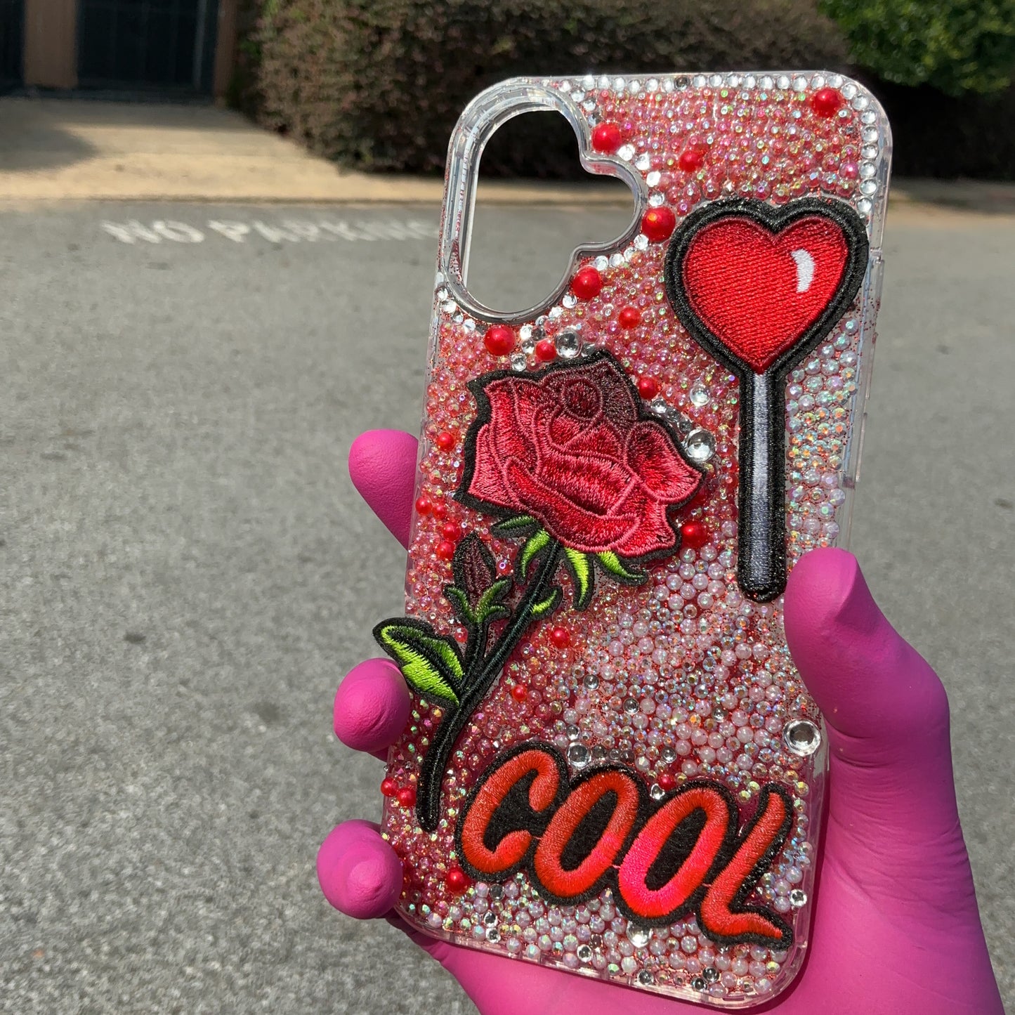 “Cool Hearted” - Full Bling Freestyle Case