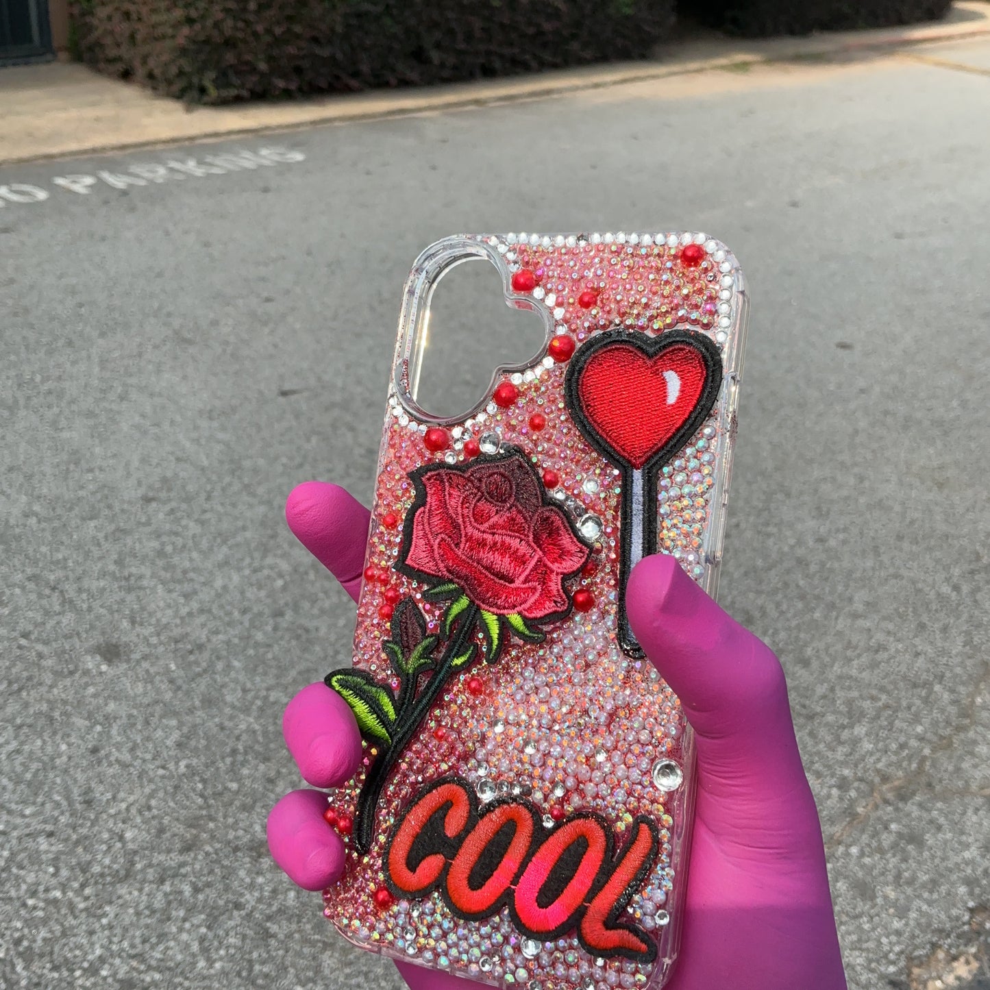 “Cool Hearted” - Full Bling Freestyle Case