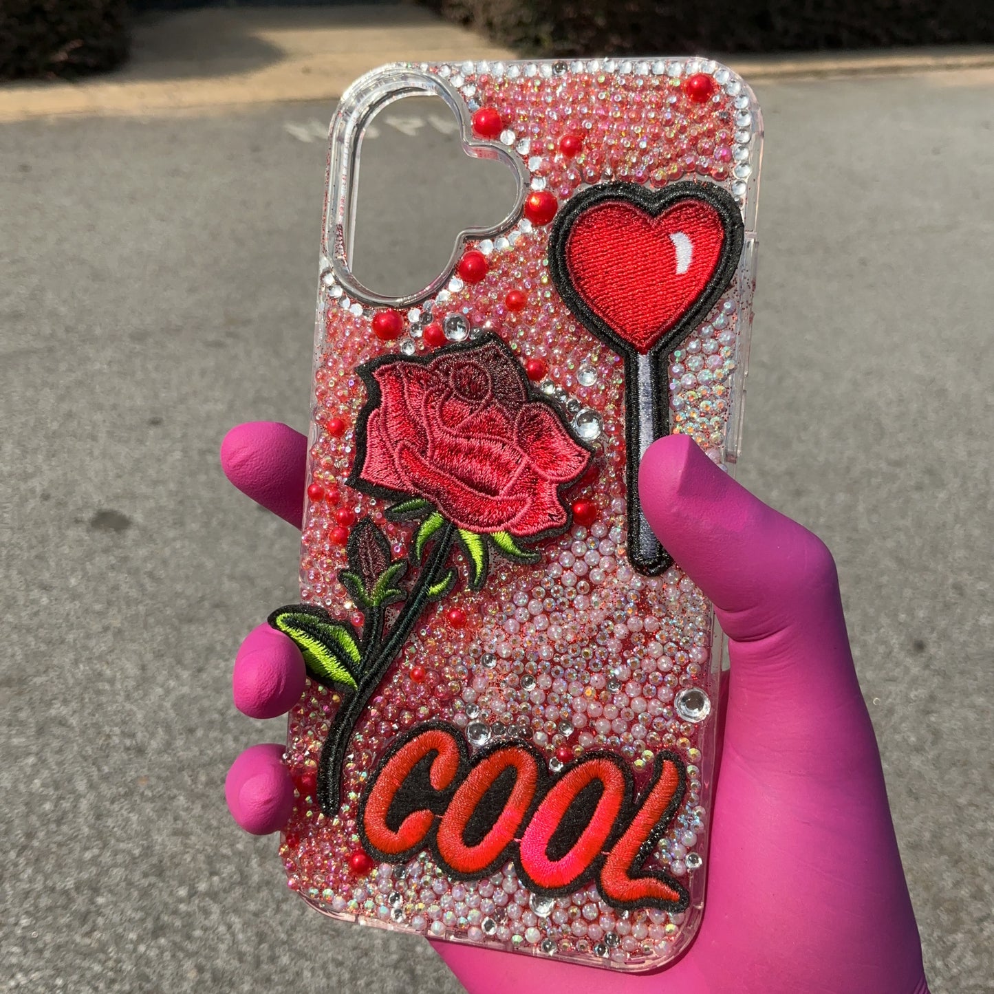 “Cool Hearted” - Full Bling Freestyle Case