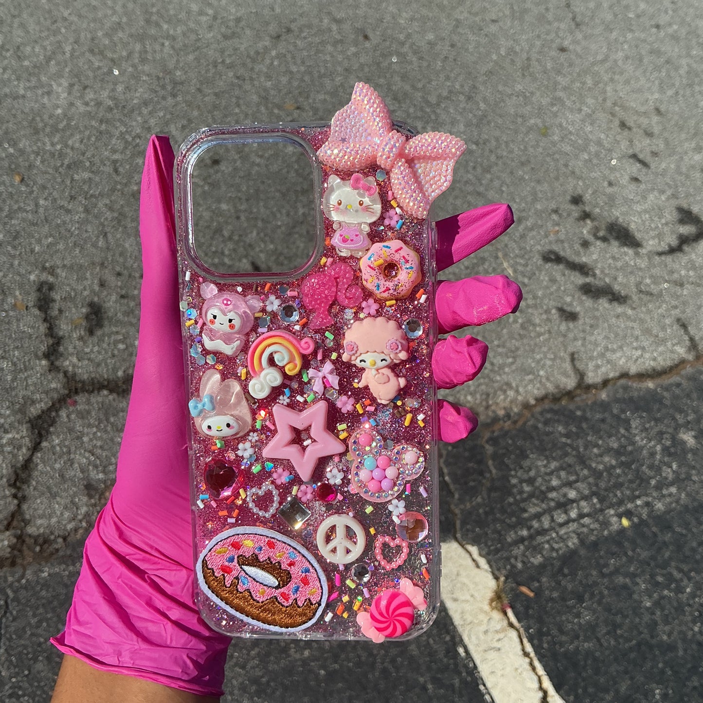 “My Sweet Treat”- Glitter Pop Case ✨🍬