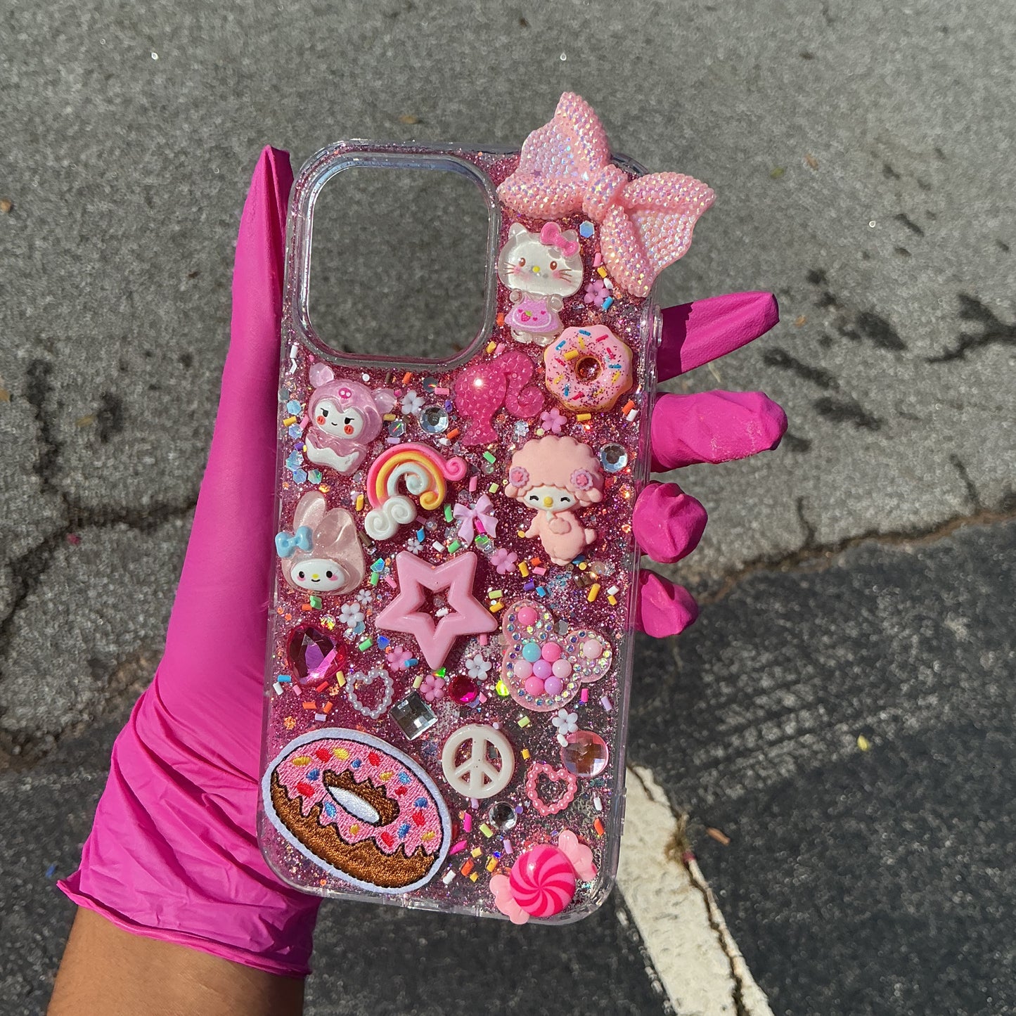 “My Sweet Treat”- Glitter Pop Case ✨🍬