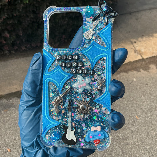“Blue Dream” Freestyle Glitter Pop Case 💙